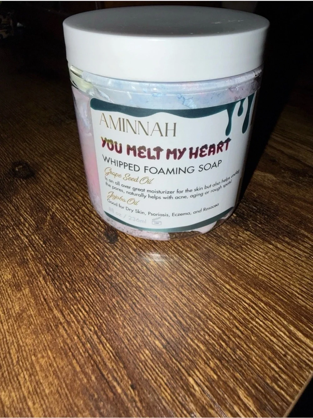 Aminnah You Melt My Heart Whipped Foaming Soap & Mint To Be Lip Scrub Bundle